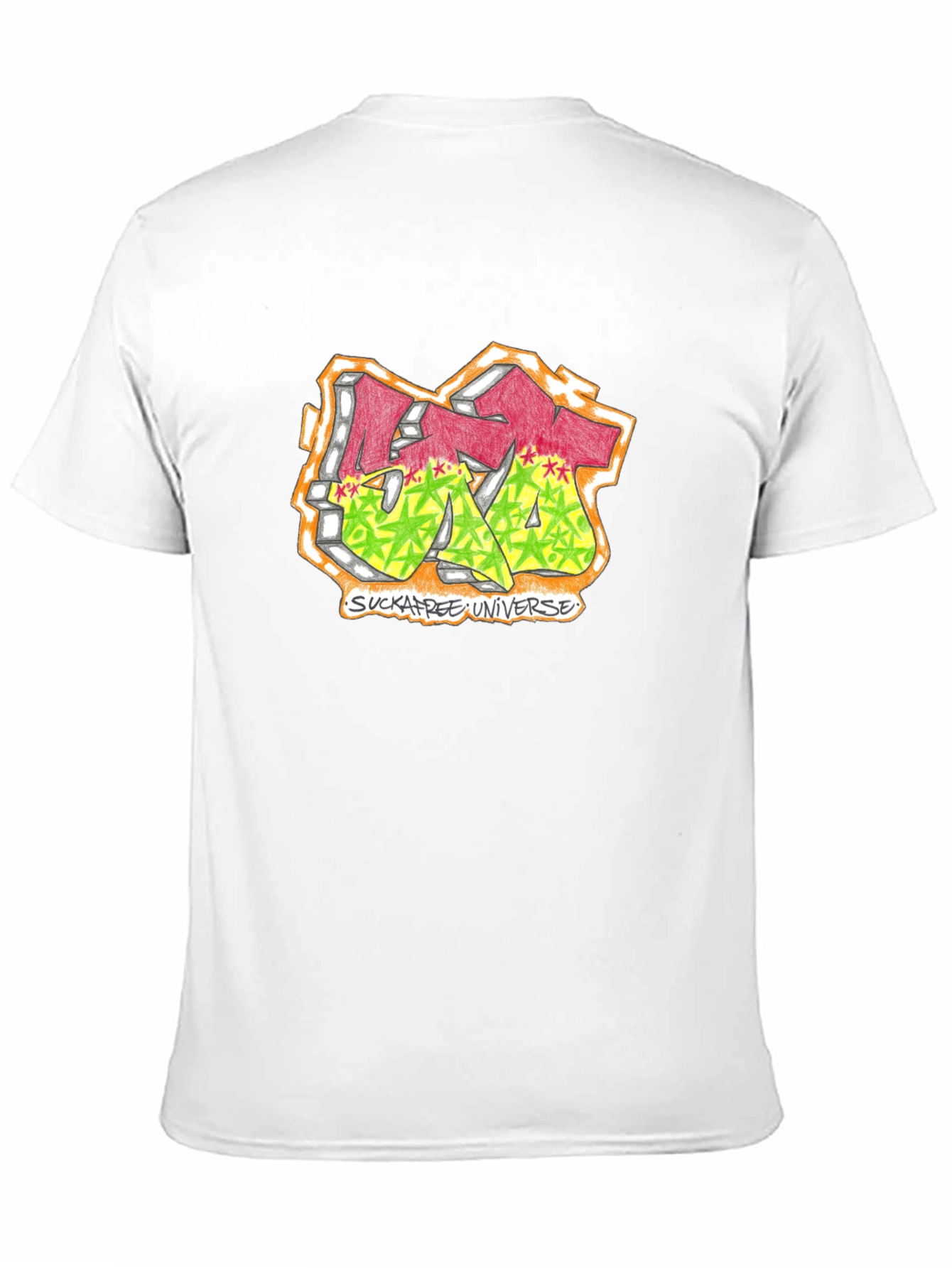 Sucka Free Universe Graphic T-Shirt - Black