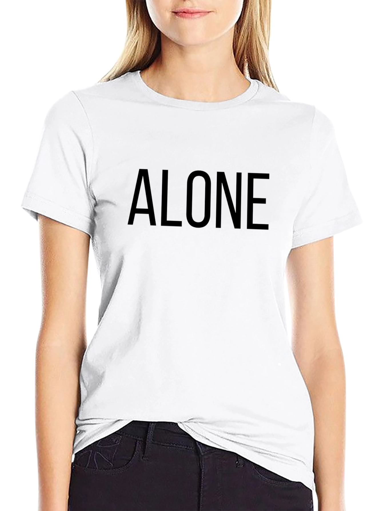 Alone Graphic Tee - Mens Casual T-Shirt