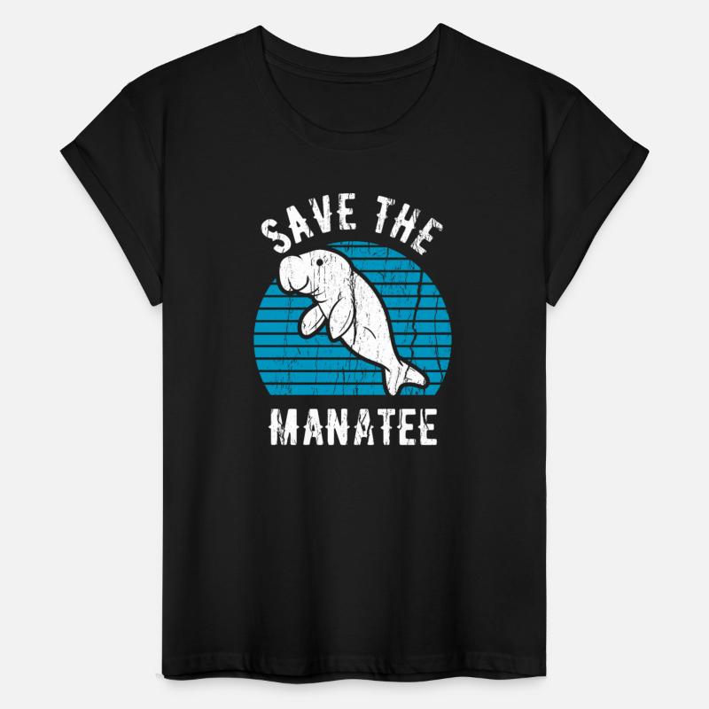 Save The Manatee Vintage Climate Change Earth Day