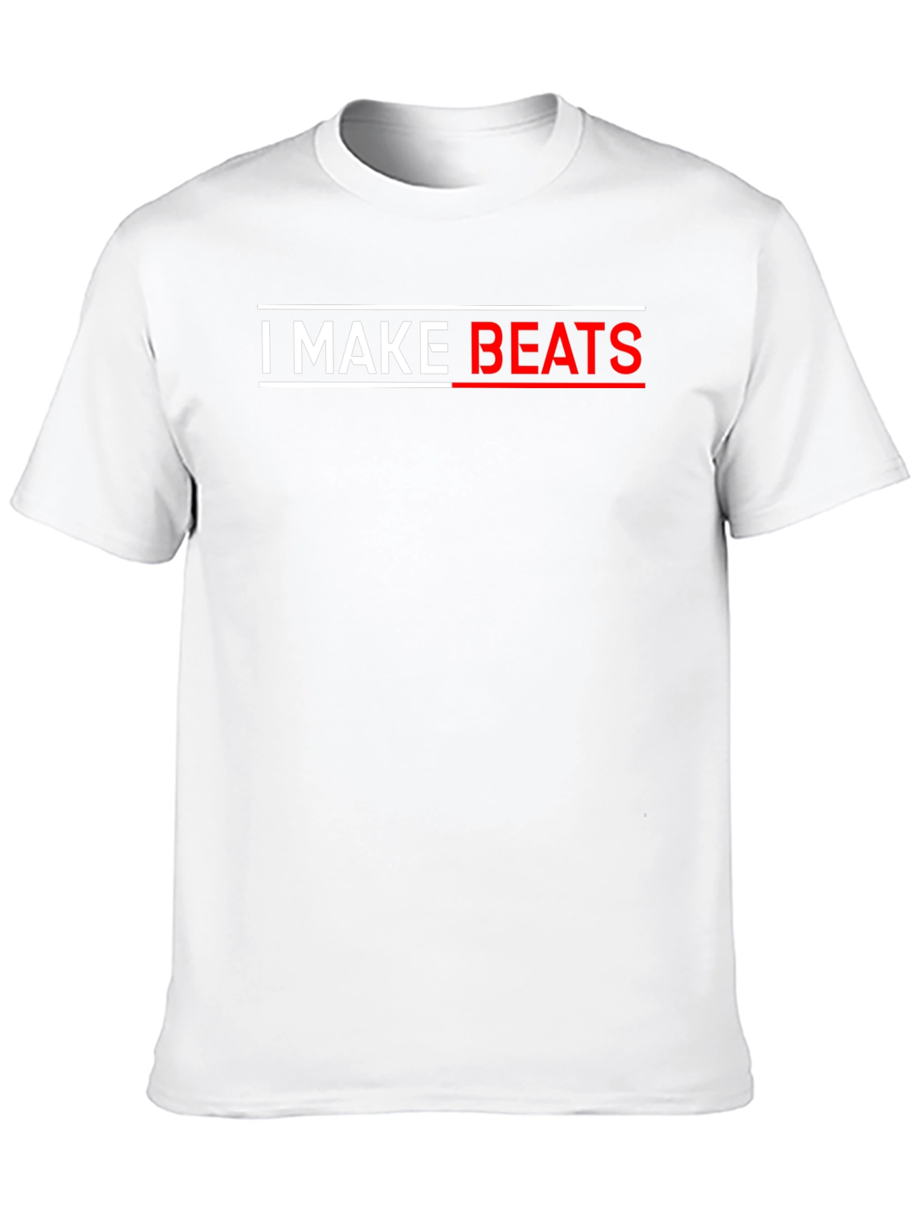 I MAKE BEATS Black T-Shirt - Music Producer Tee