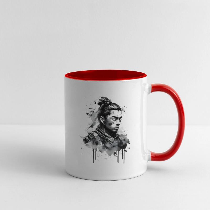 Scary Eyes Samurai Design
