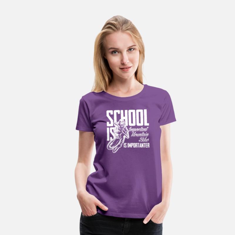School Is Important Mountain Bike Is More