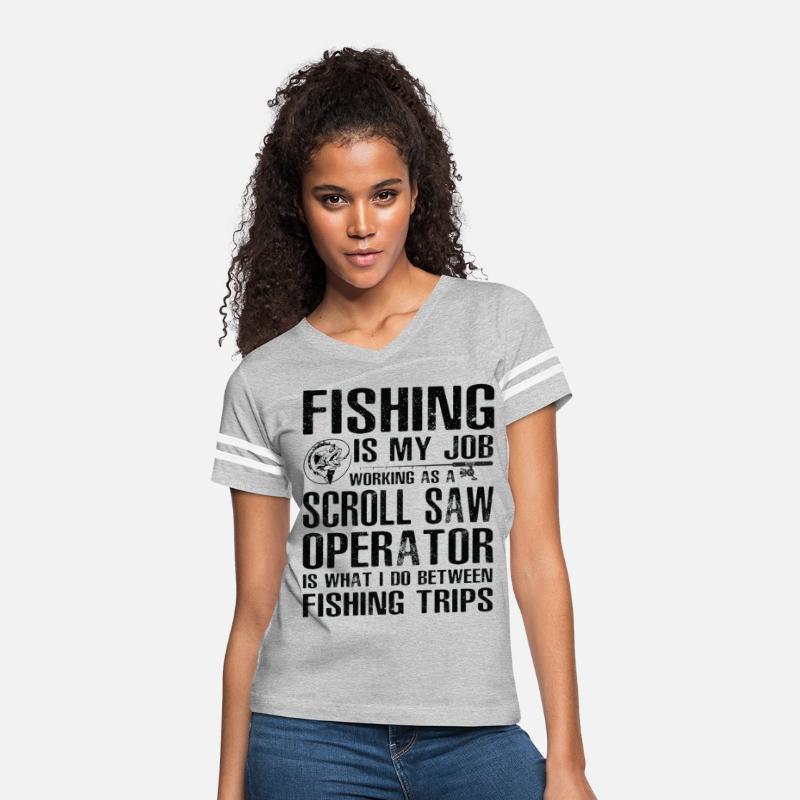 Scroll Saw Operator Funny Fishing