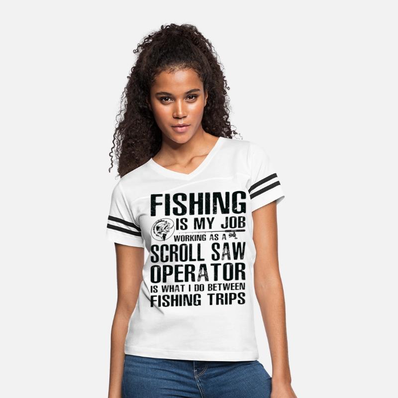 Scroll Saw Operator Funny Fishing