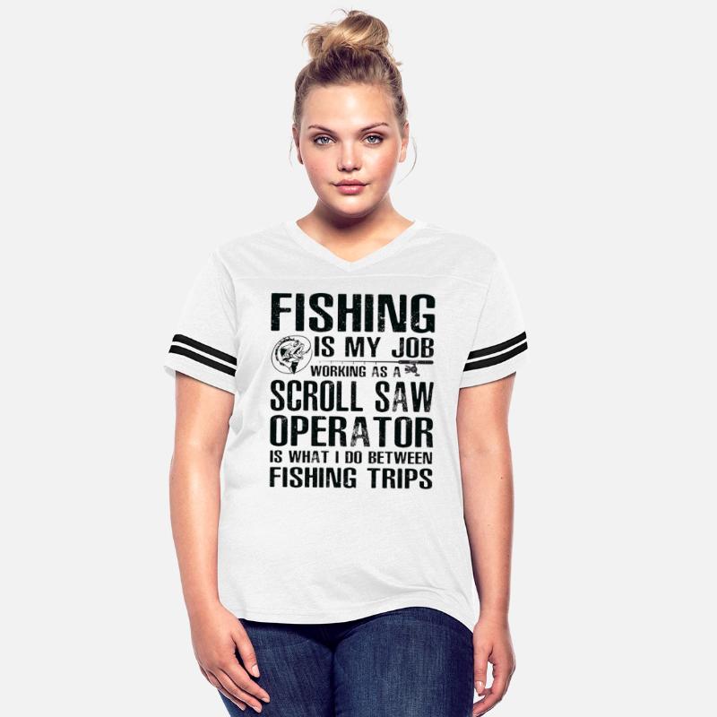 Scroll Saw Operator Funny Fishing