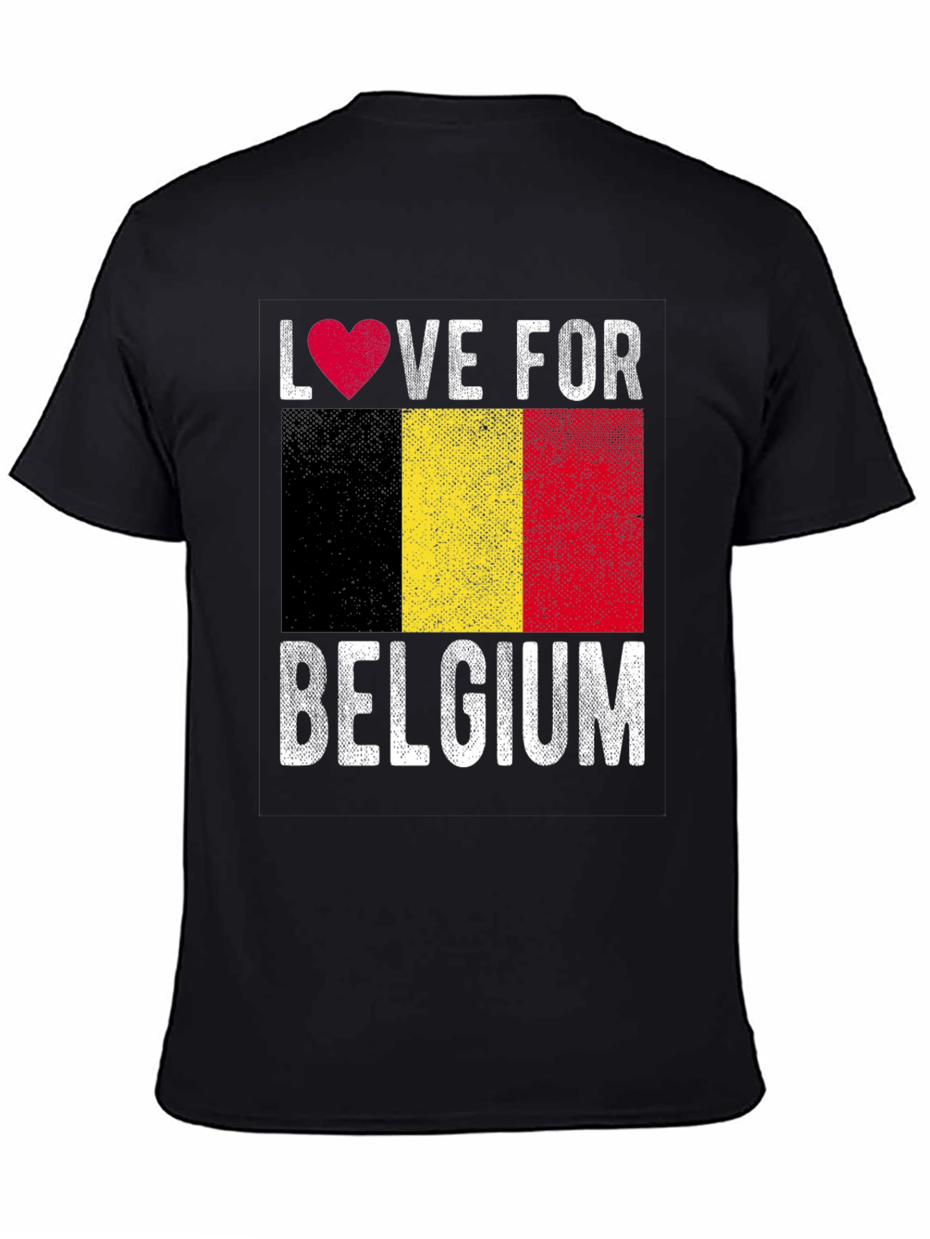 Love for Belgium Flag Graphic Tee
