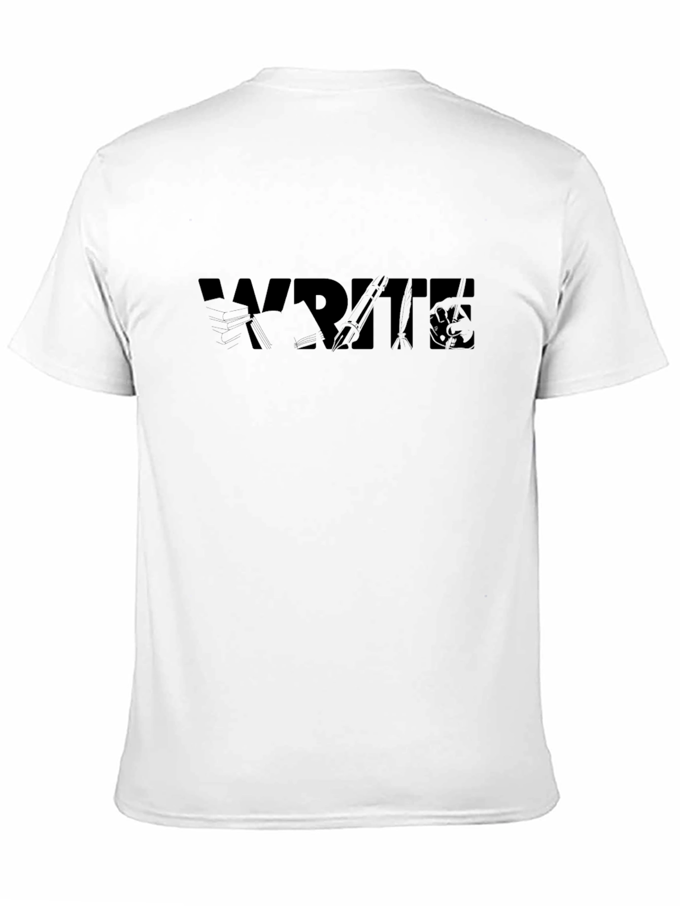 Write T-Shirt - Black Novelist Creative Design