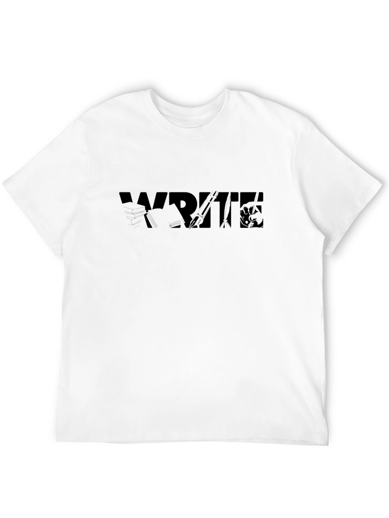 Write T-Shirt - Black Novelist Creative Design