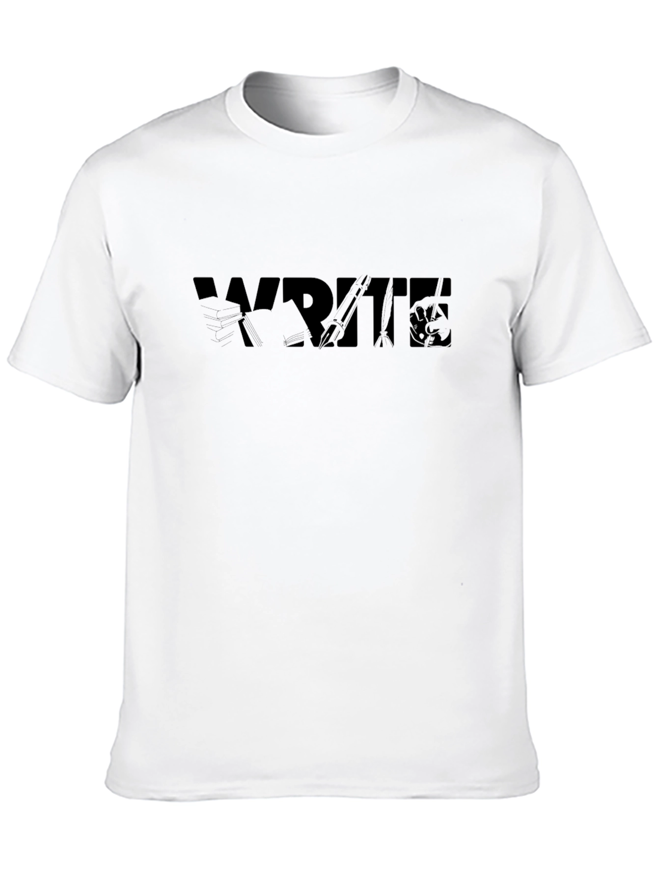 Write T-Shirt - Black Novelist Creative Design