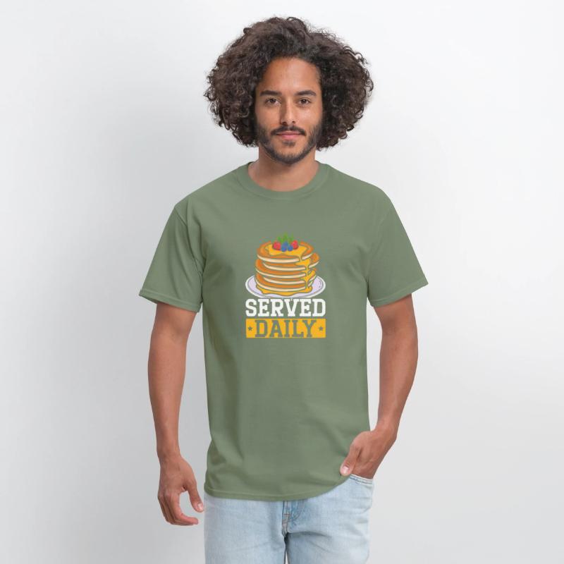 Served Daily Pancake Eater Food Pancake Maker