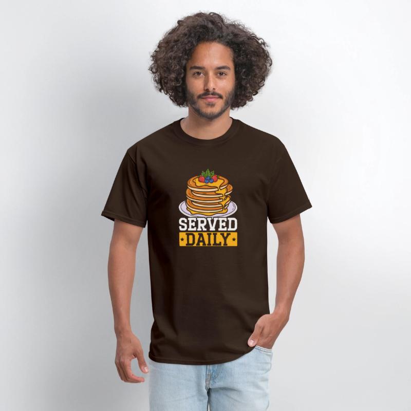 Served Daily Pancake Eater Food Pancake Maker