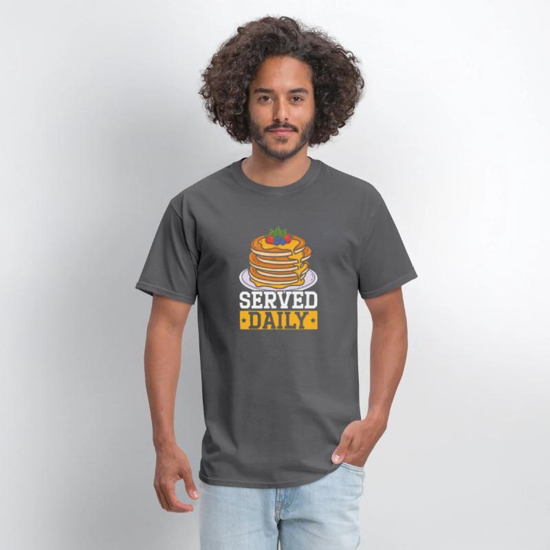 Served Daily Pancake Eater Food Pancake Maker