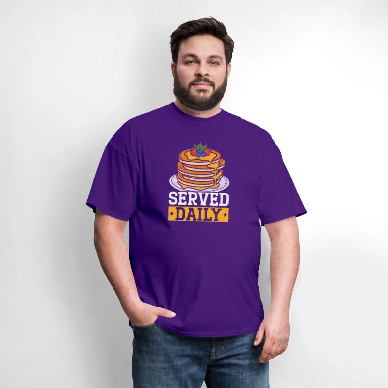 Served Daily Pancake Eater Food Pancake Maker