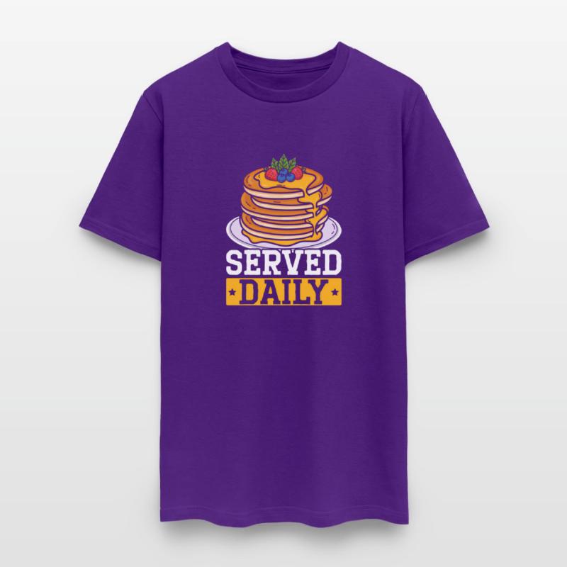 Served Daily Pancake Eater Food Pancake Maker
