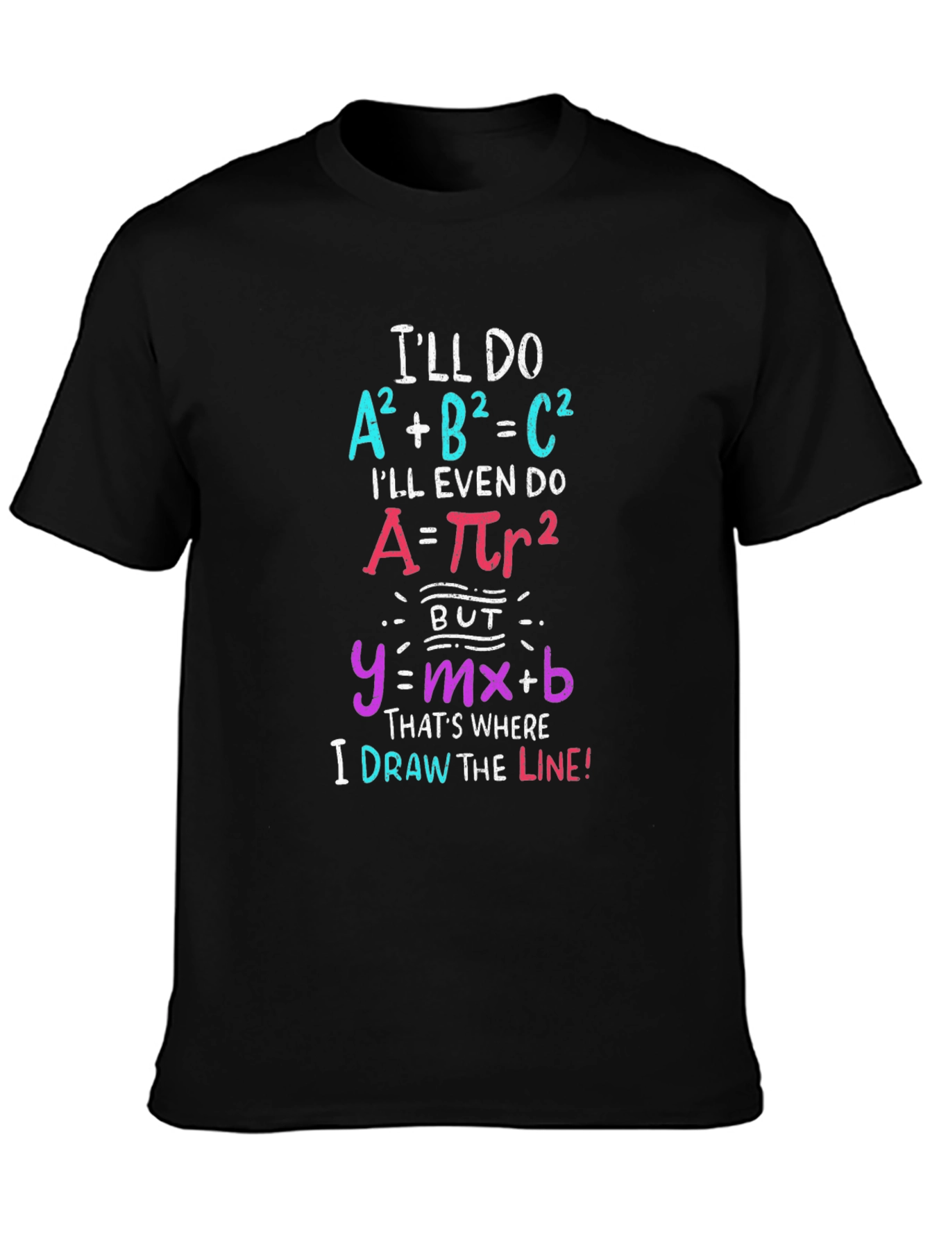 Math Formula Graphic Tee - Draw the Line