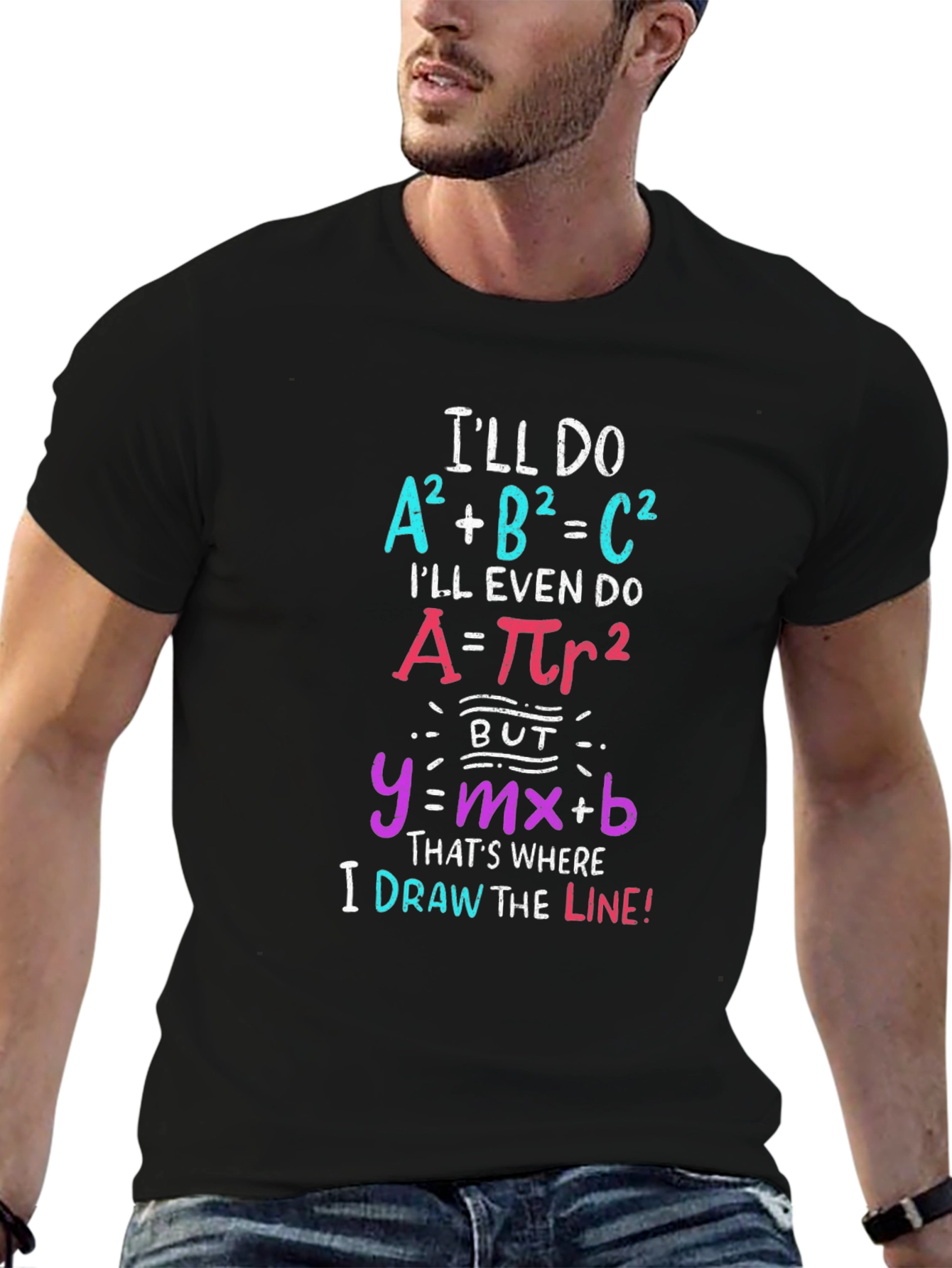 Math Formula Graphic Tee - Draw the Line