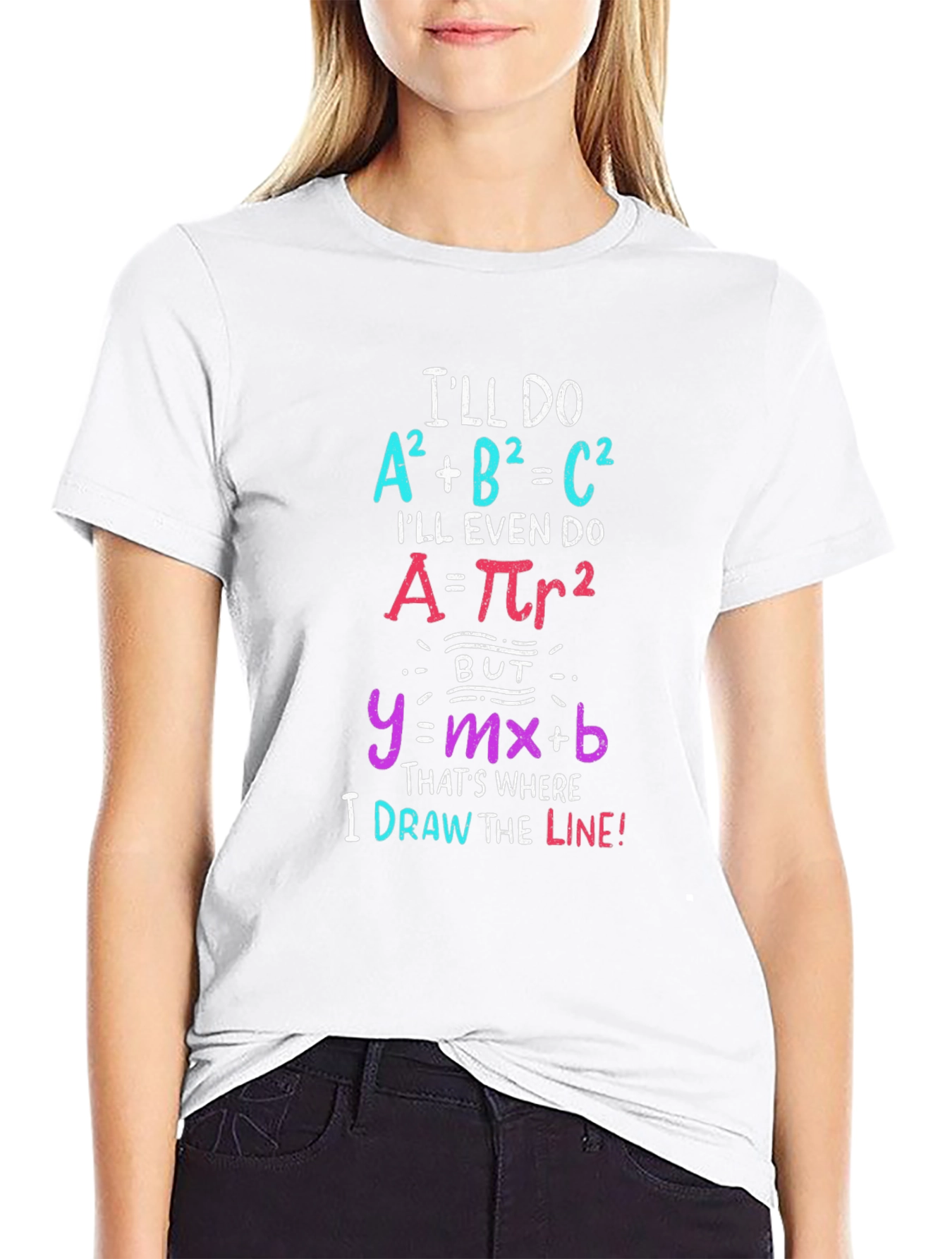 Math Formula Graphic Tee - Draw the Line