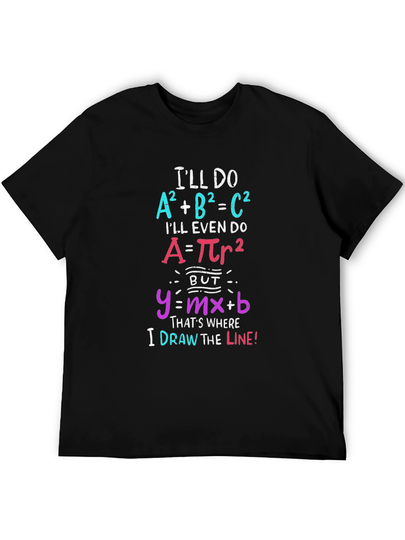 Math Formula Graphic Tee - Draw the Line