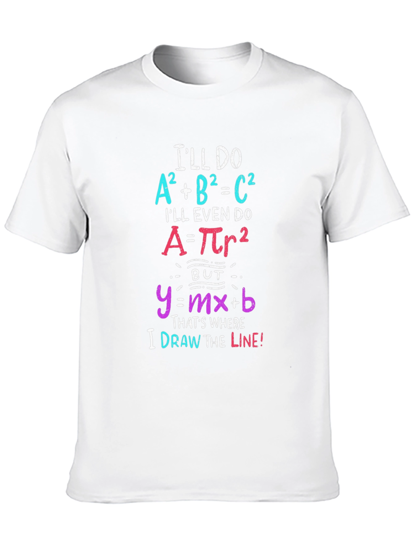 Math Formula Graphic Tee - Draw the Line
