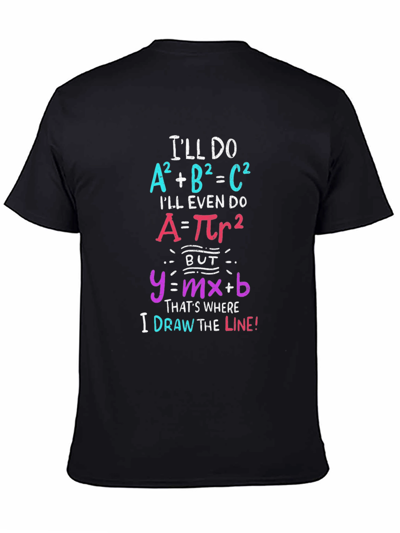 Math Formula Graphic Tee - Draw the Line