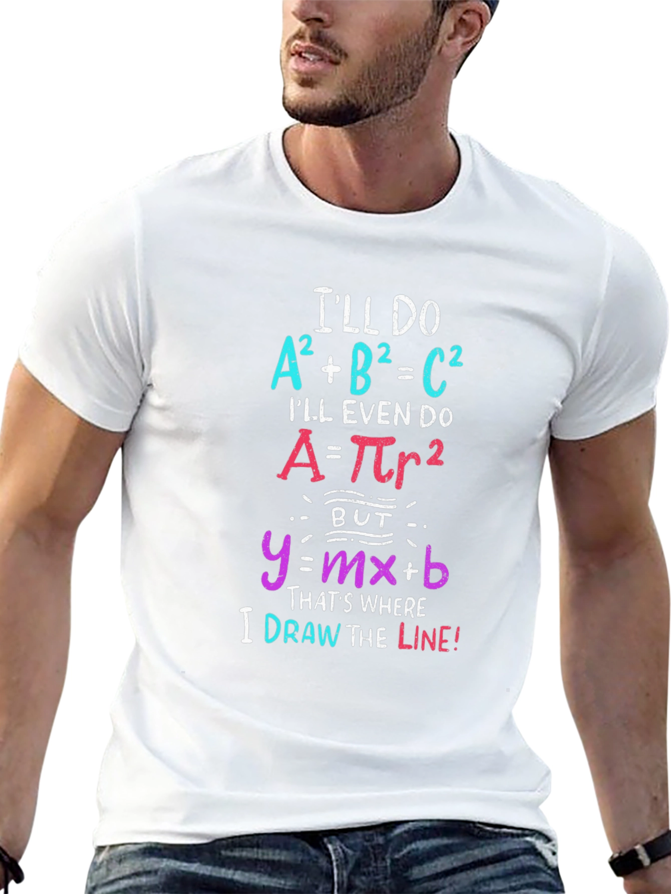 Math Formula Graphic Tee - Draw the Line