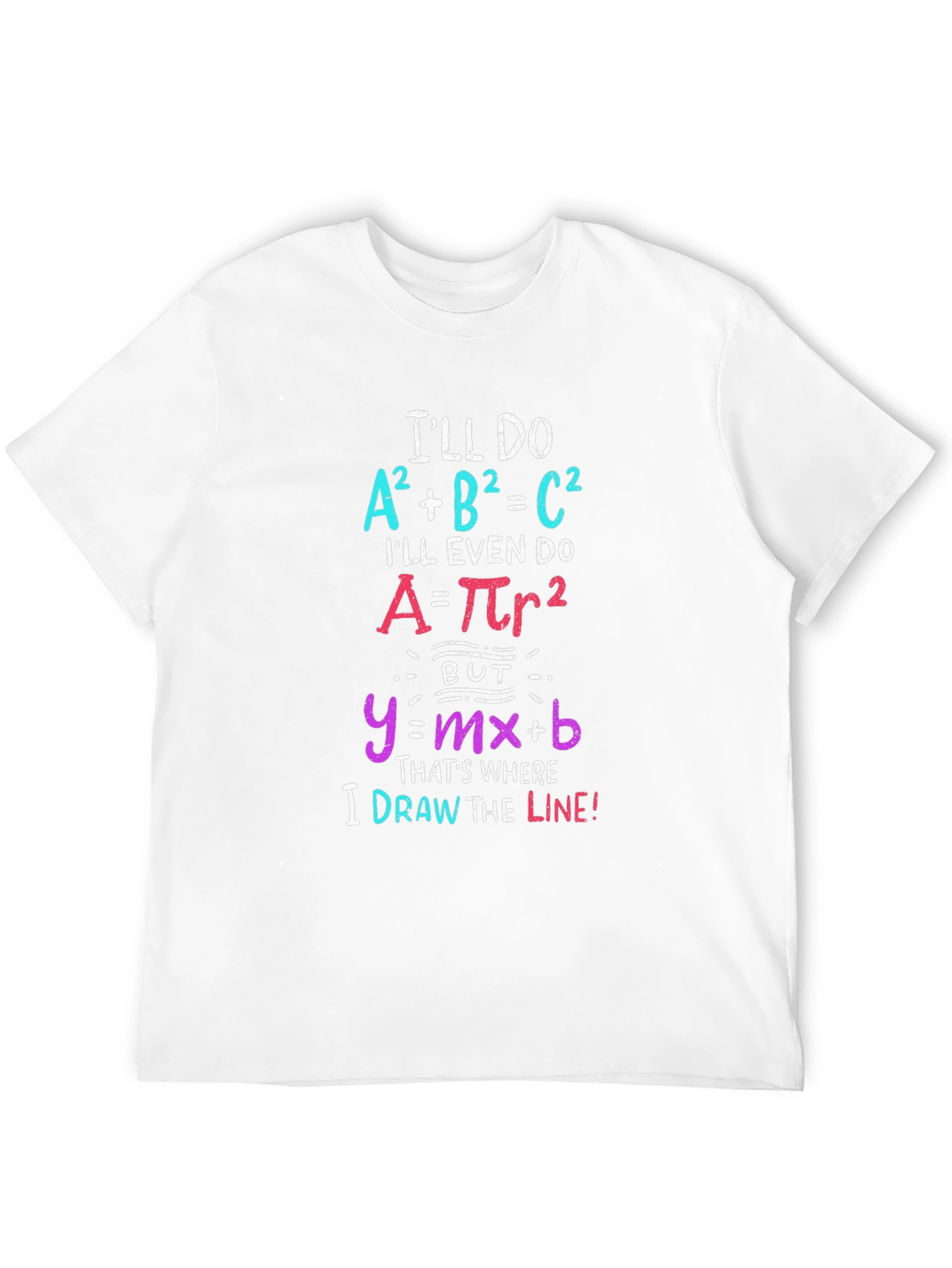 Math Formula Graphic Tee - Draw the Line