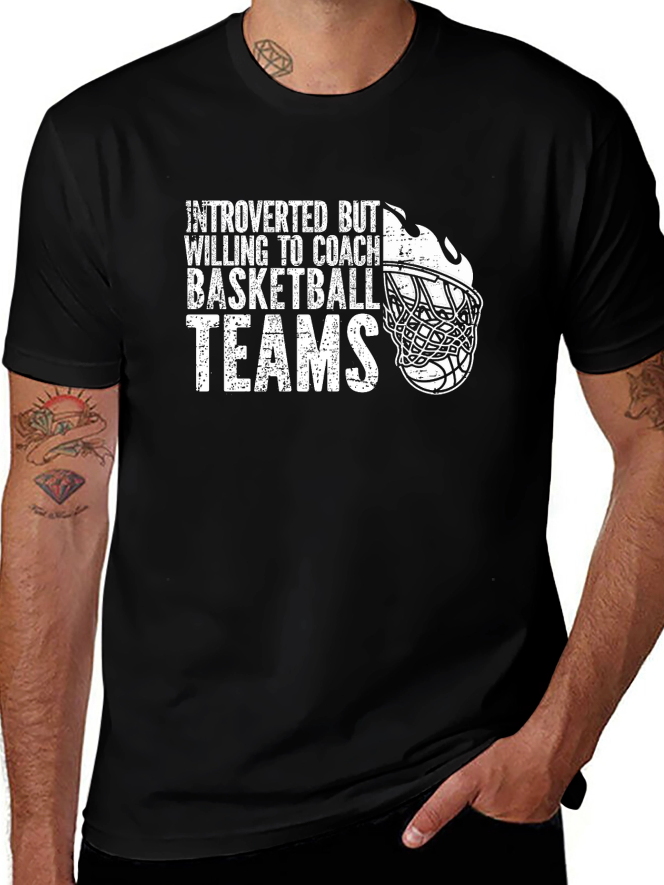 Introverted Basketball Coach T-Shirt