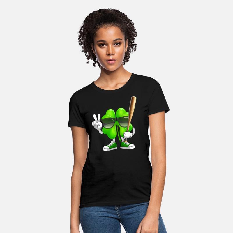 Shamrock Baseball Funny St Patricks Day