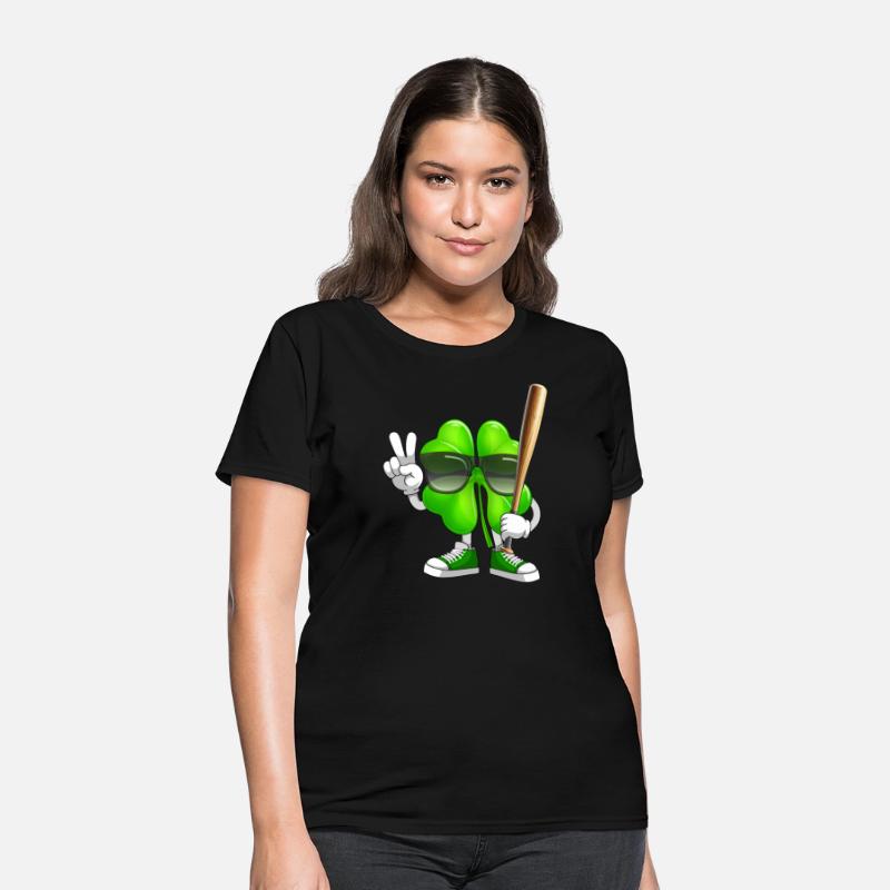 Shamrock Baseball Funny St Patricks Day