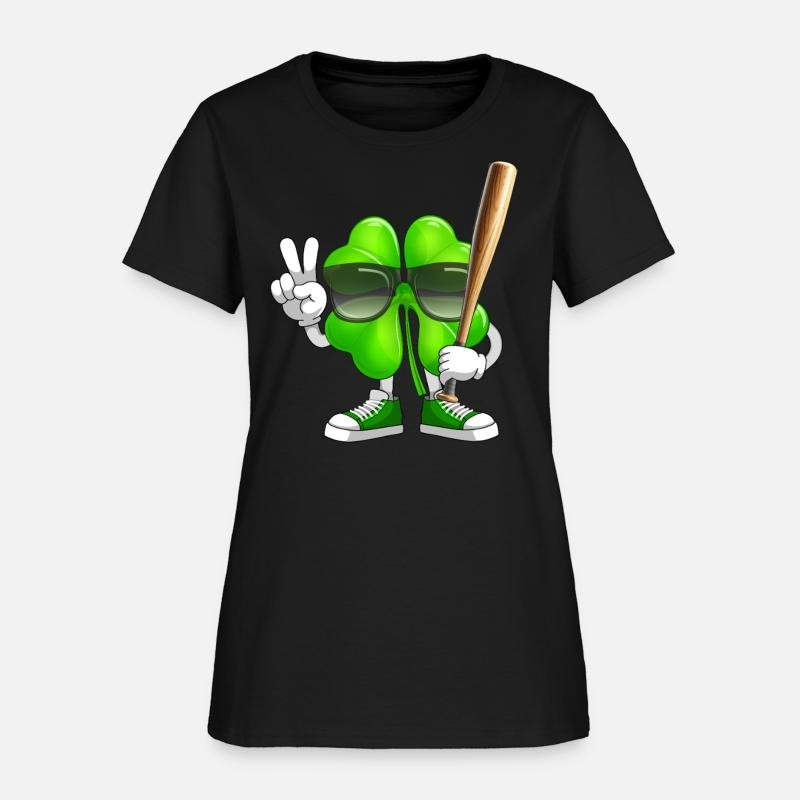 Shamrock Baseball Funny St Patricks Day