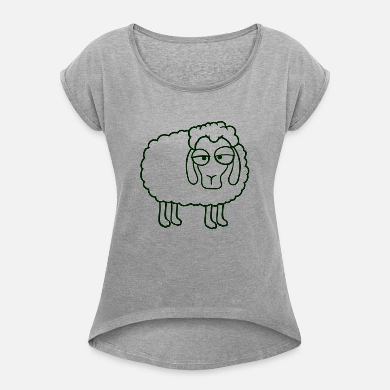 Sheep Tired Bored Look Little Sweet Lamb Bad Mood
