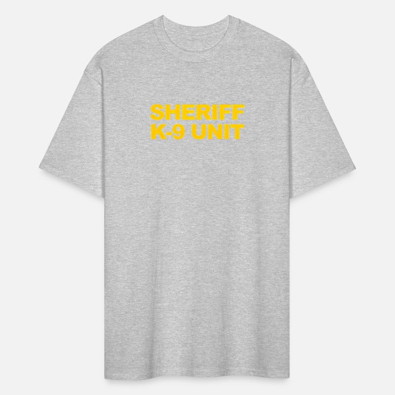 Sheriff K-9 Unit Front Back Print Law Enforcement