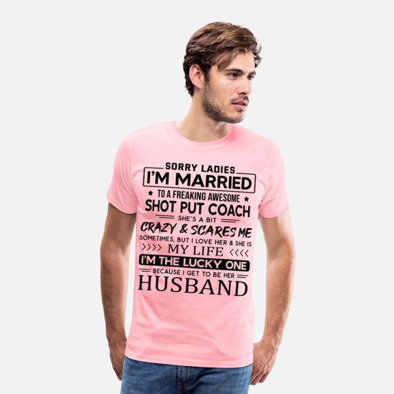 Shot Put Coach Funny Saying For Husband