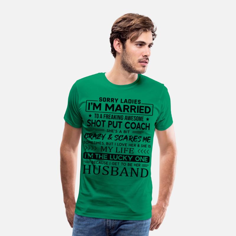 Shot Put Coach Funny Saying For Husband