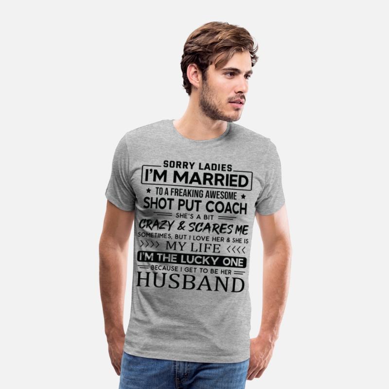Shot Put Coach Funny Saying For Husband