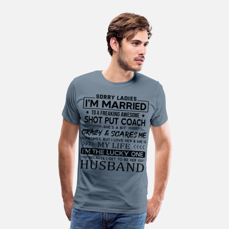 Shot Put Coach Funny Saying For Husband