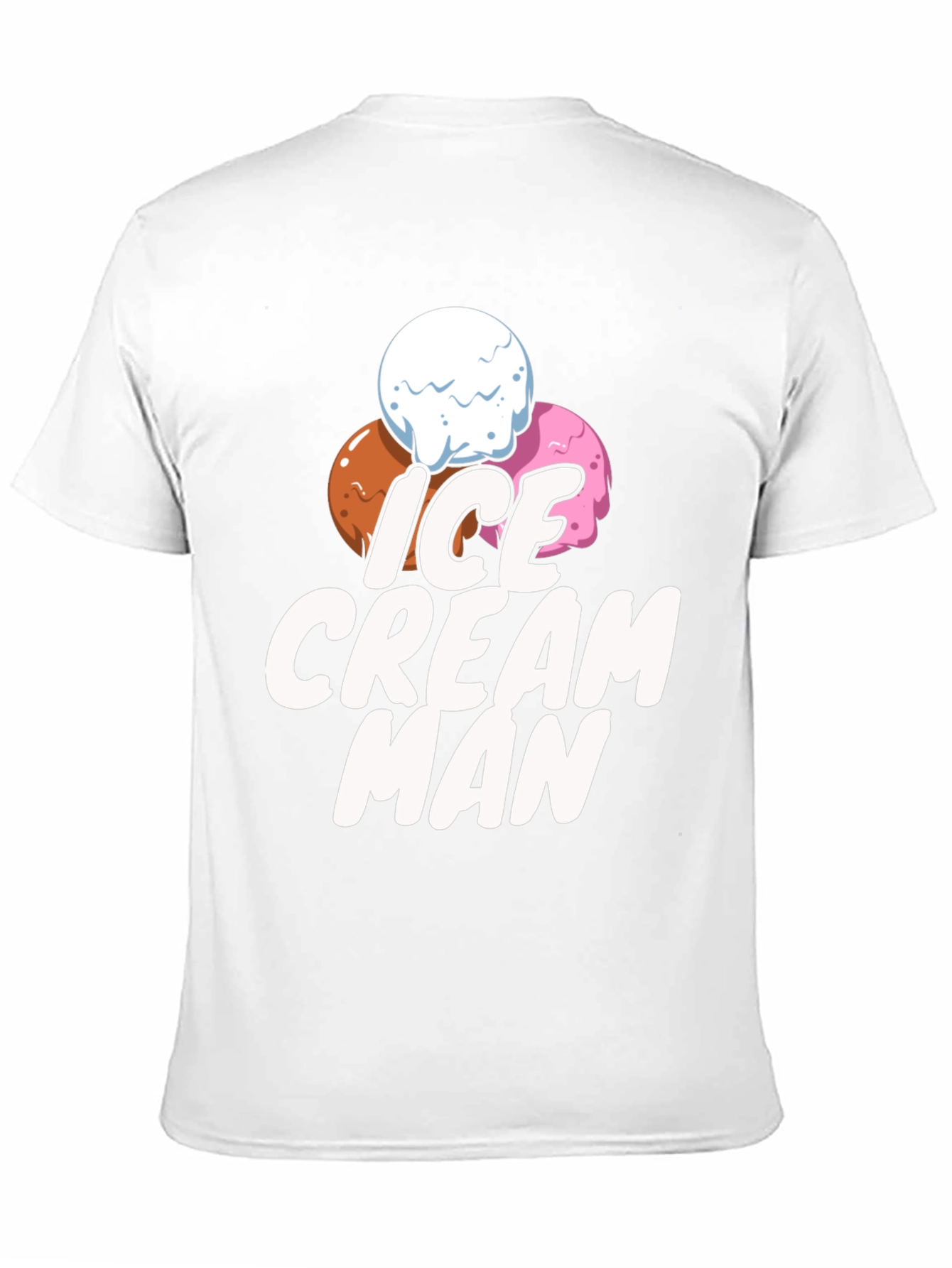 Ice Cream Man T-Shirt - Fun Novelty Graphic Tee