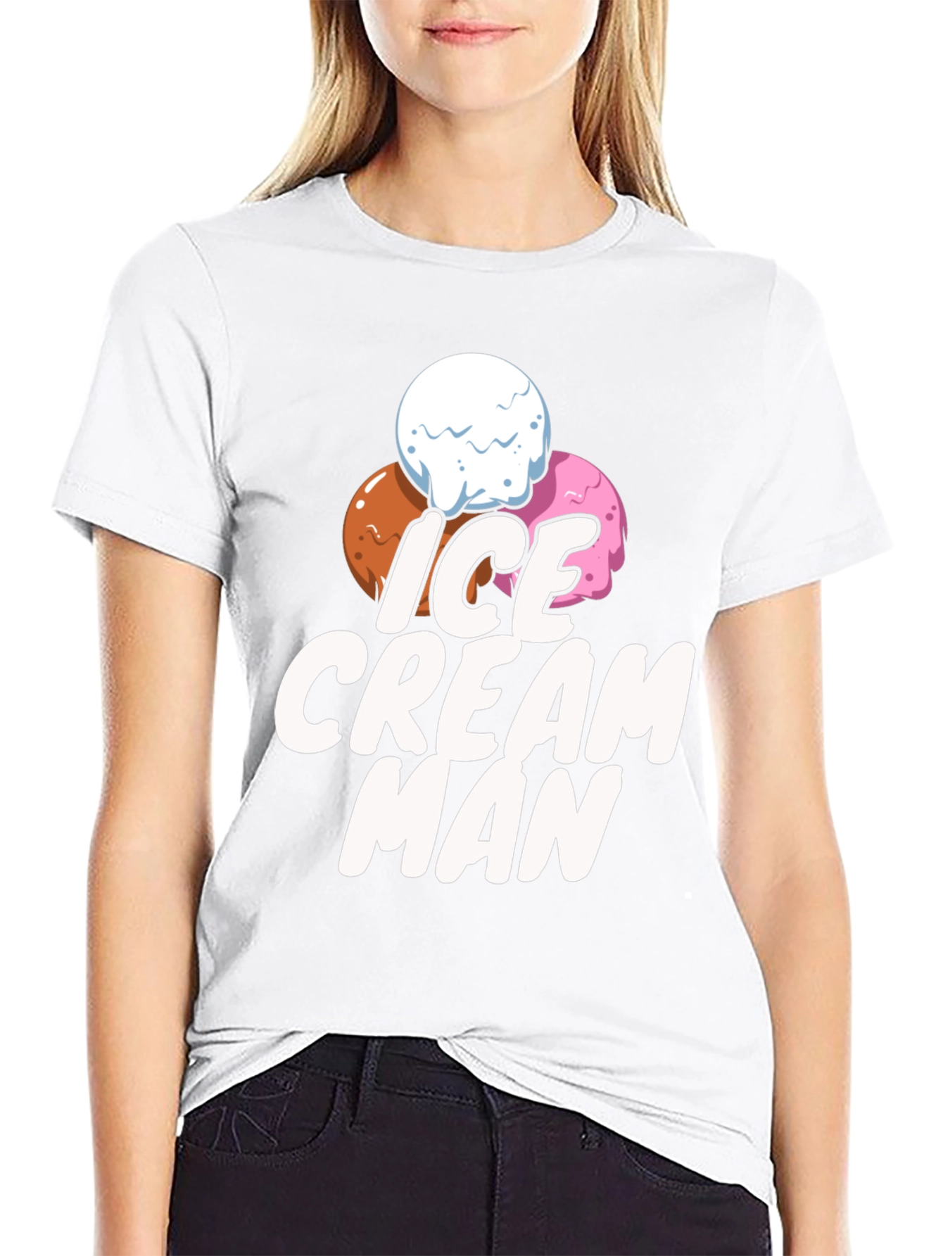 Ice Cream Man T-Shirt - Fun Novelty Graphic Tee