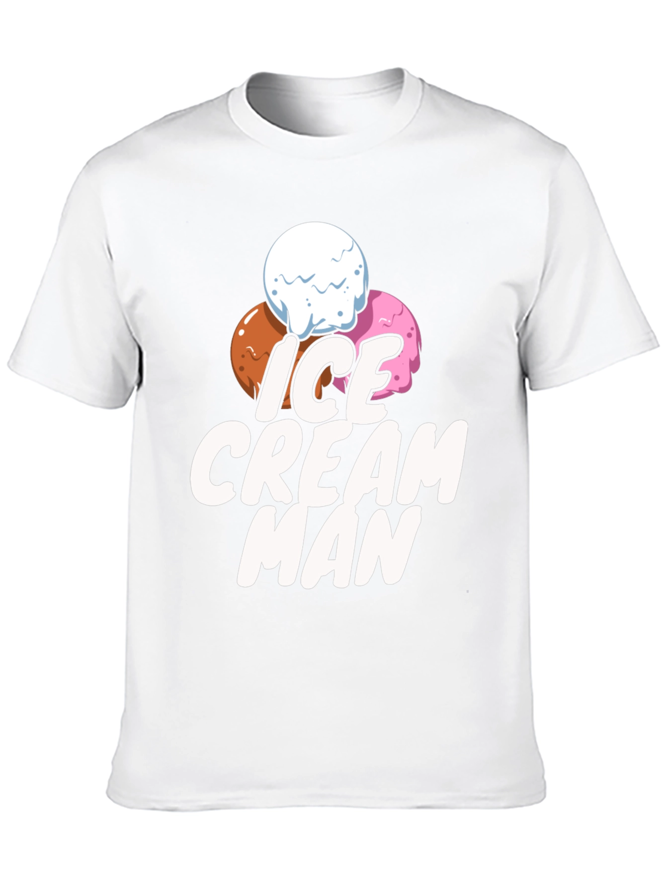 Ice Cream Man T-Shirt - Fun Novelty Graphic Tee