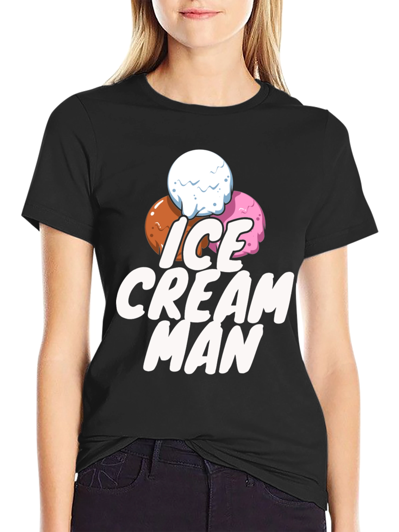 Ice Cream Man T-Shirt - Fun Novelty Graphic Tee