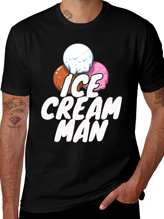 Ice Cream Man T-Shirt - Fun Novelty Graphic Tee