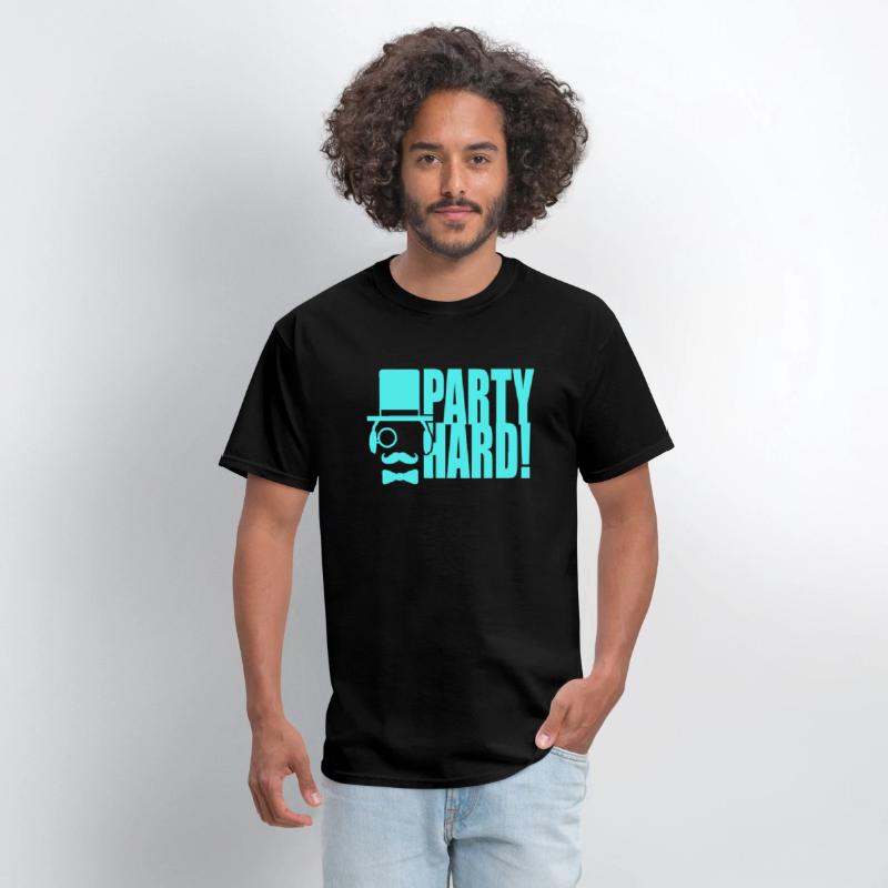 Sir DJ Party Hard Gentleman Cylinder Hat Monocle