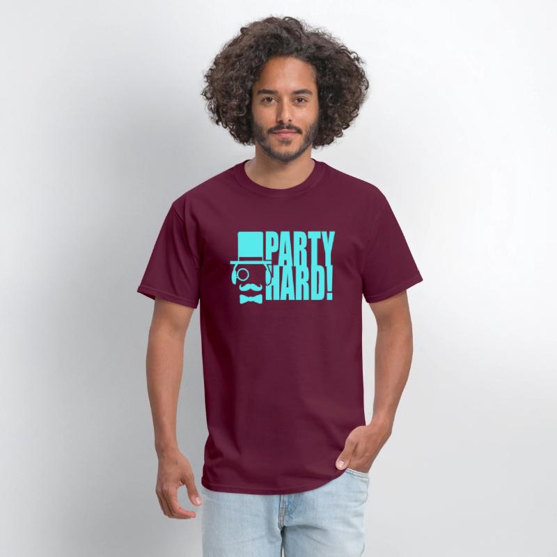 Sir DJ Party Hard Gentleman Cylinder Hat Monocle