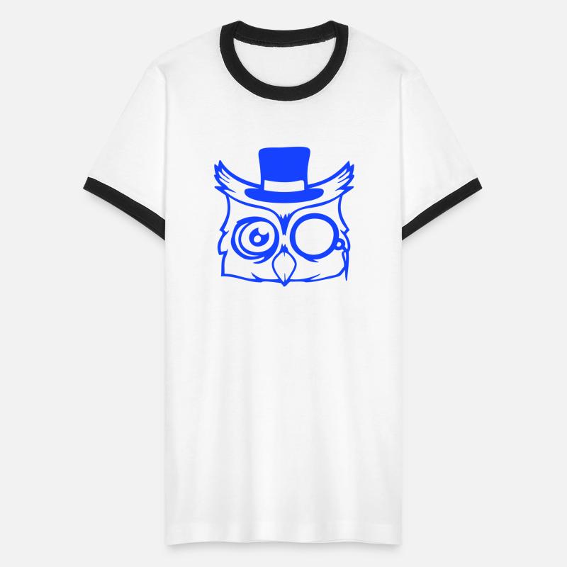 Sir owl top hat monocle glasses rich gentleman fun