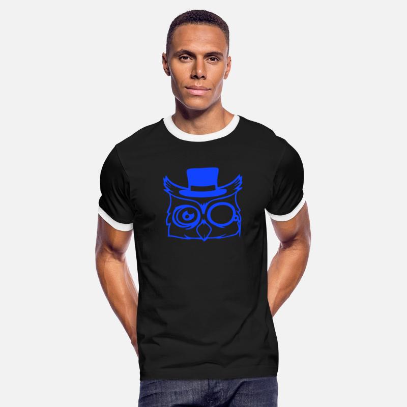 Sir owl top hat monocle glasses rich gentleman fun