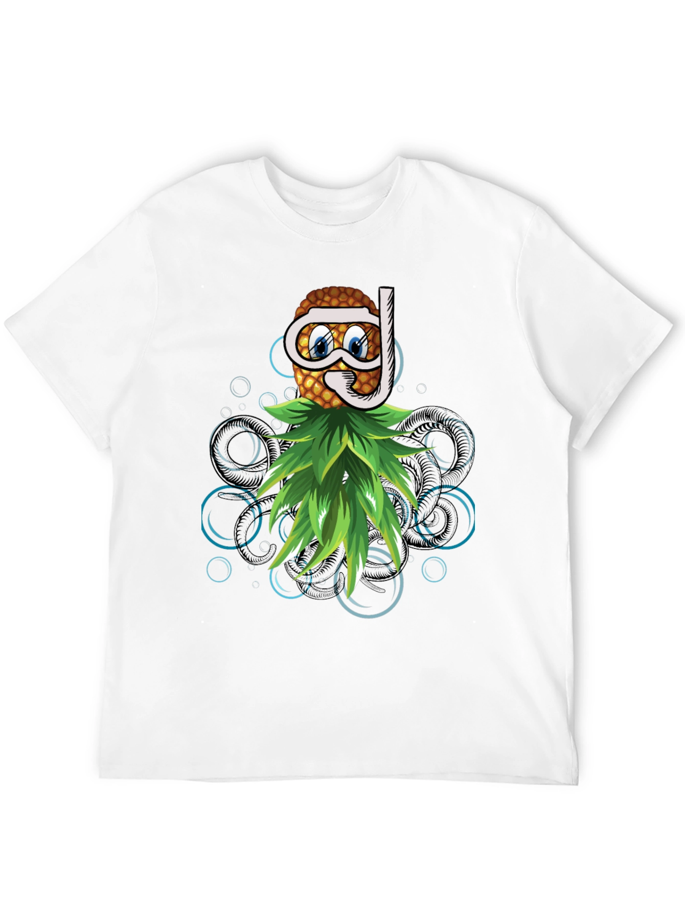Funny Pineapple Snorkel T-Shirt