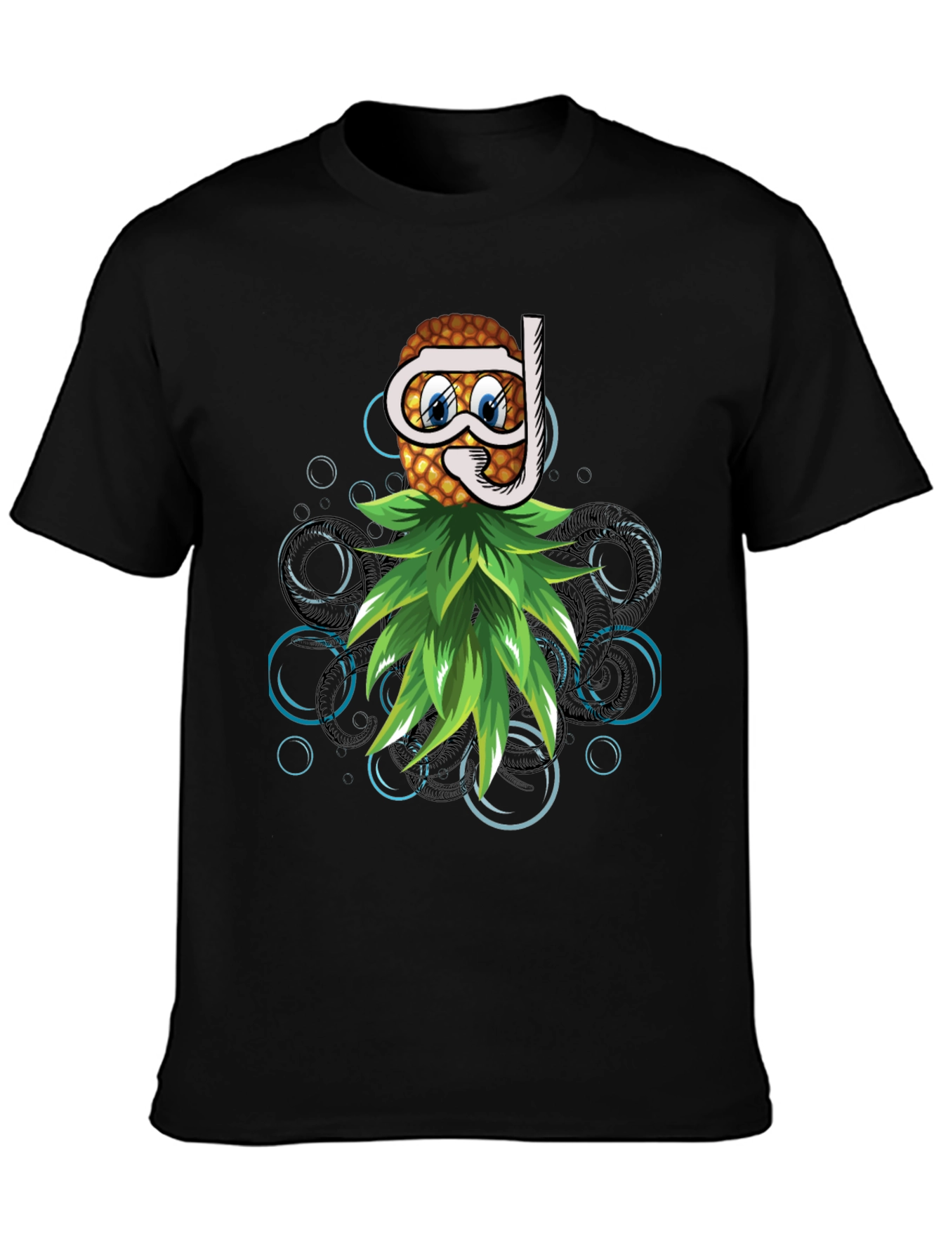 Funny Pineapple Snorkel T-Shirt