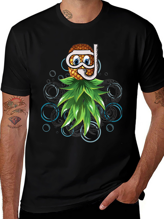 Funny Pineapple Snorkel T-Shirt