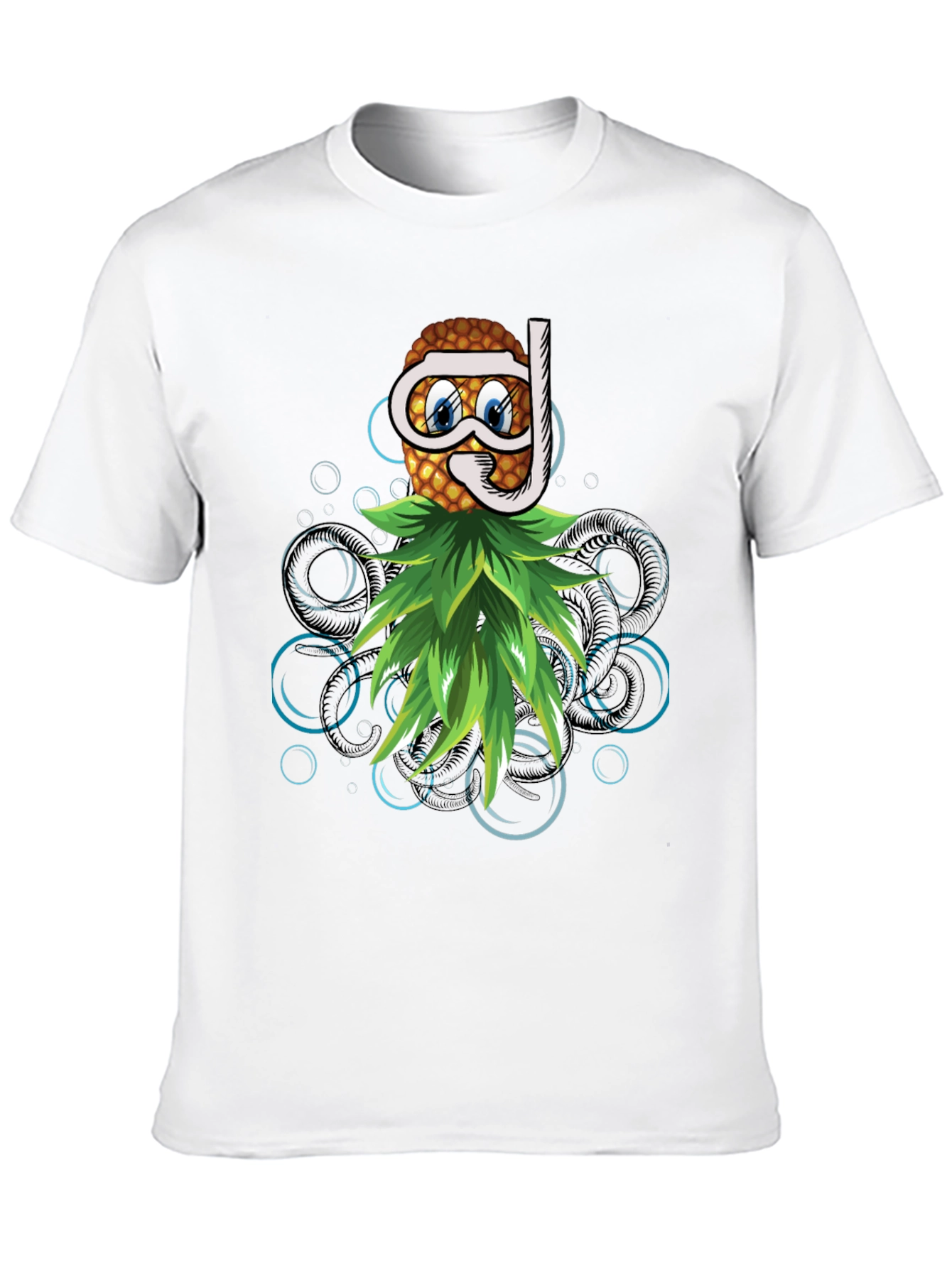Funny Pineapple Snorkel T-Shirt