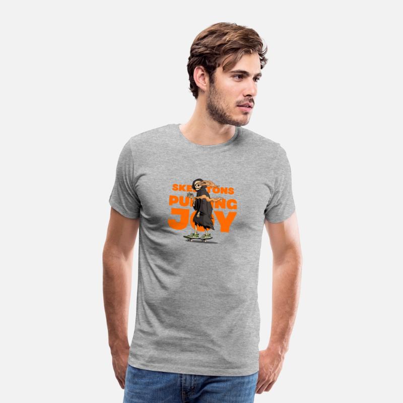 Skeleton Puffing Joy Funny Halloween